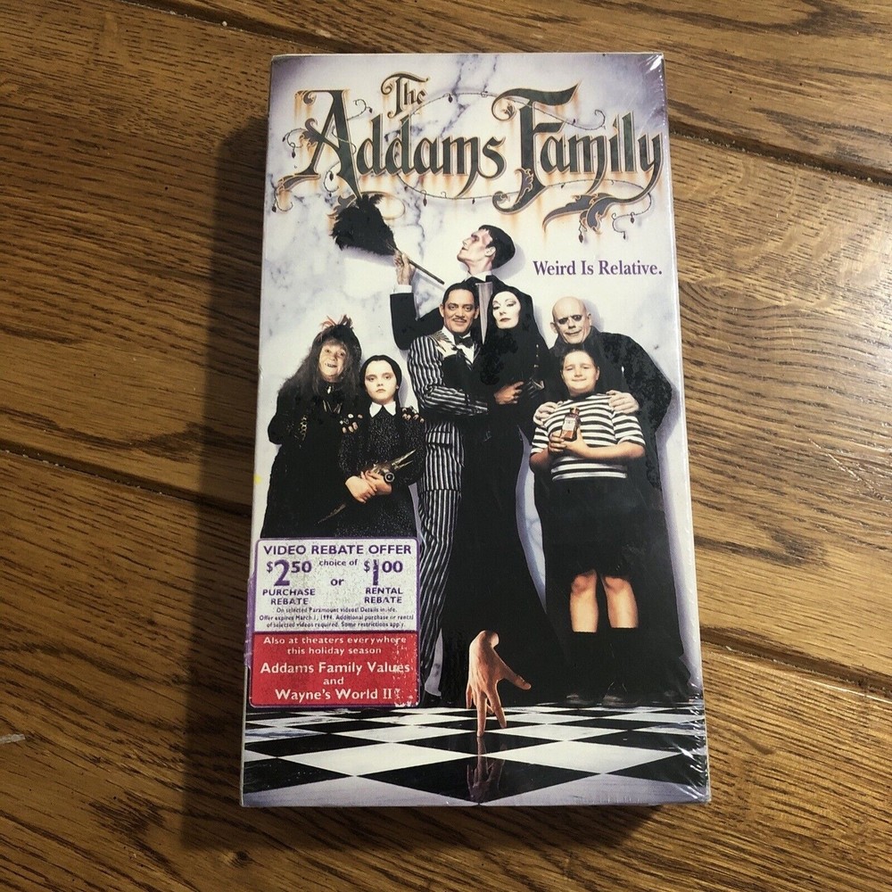 The Addams Family VHS Weird Is Relative 1991 McDonald's Promotion Factory Sealed